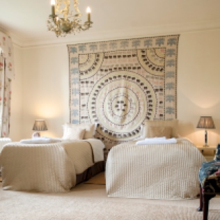 King or twin room at The Old Rectory in Devon