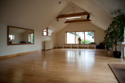 Our Dance or Yoga Studio for a active or restful retreat